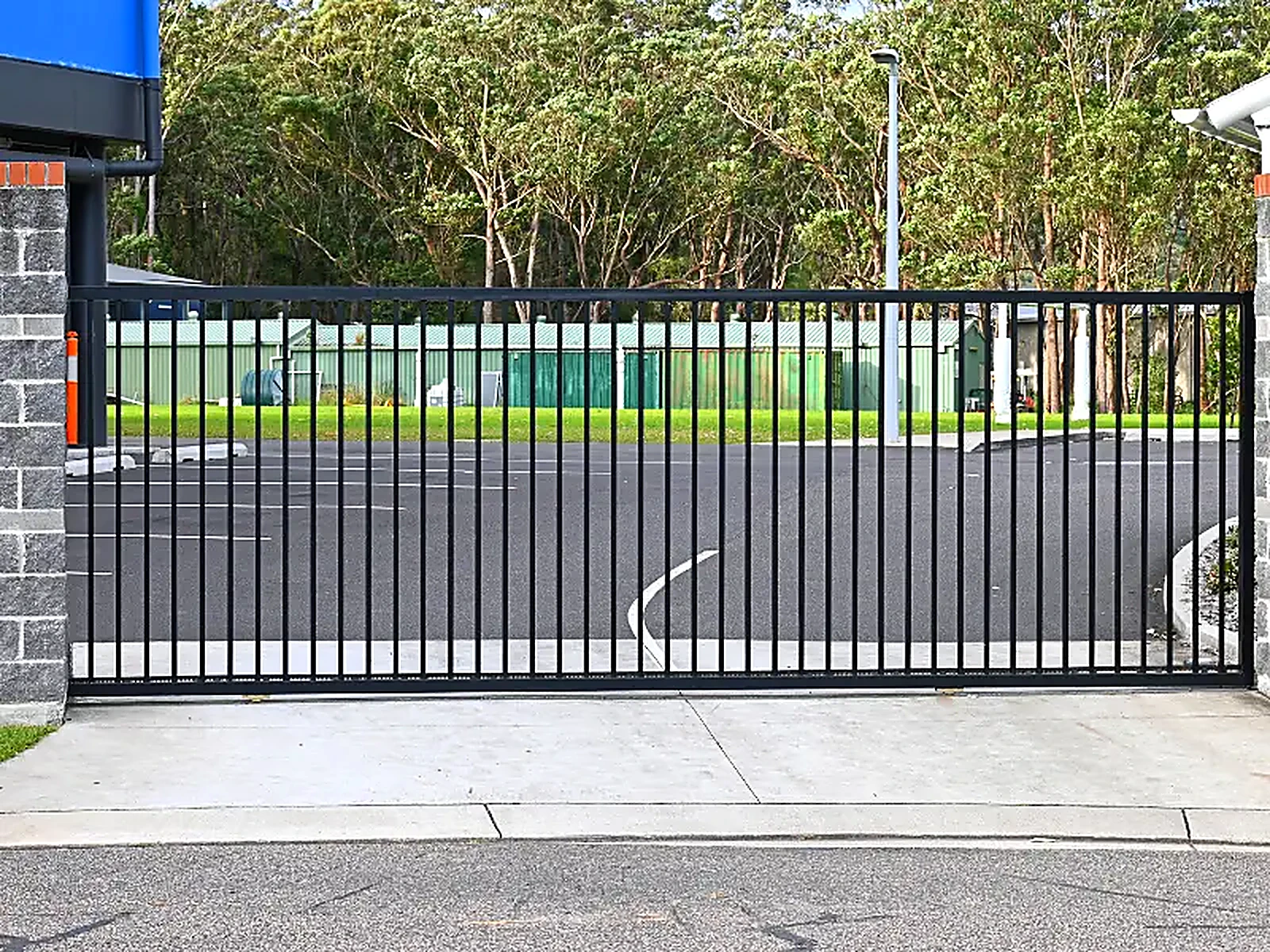 Automatic sliding gate installed at a Mareeba property