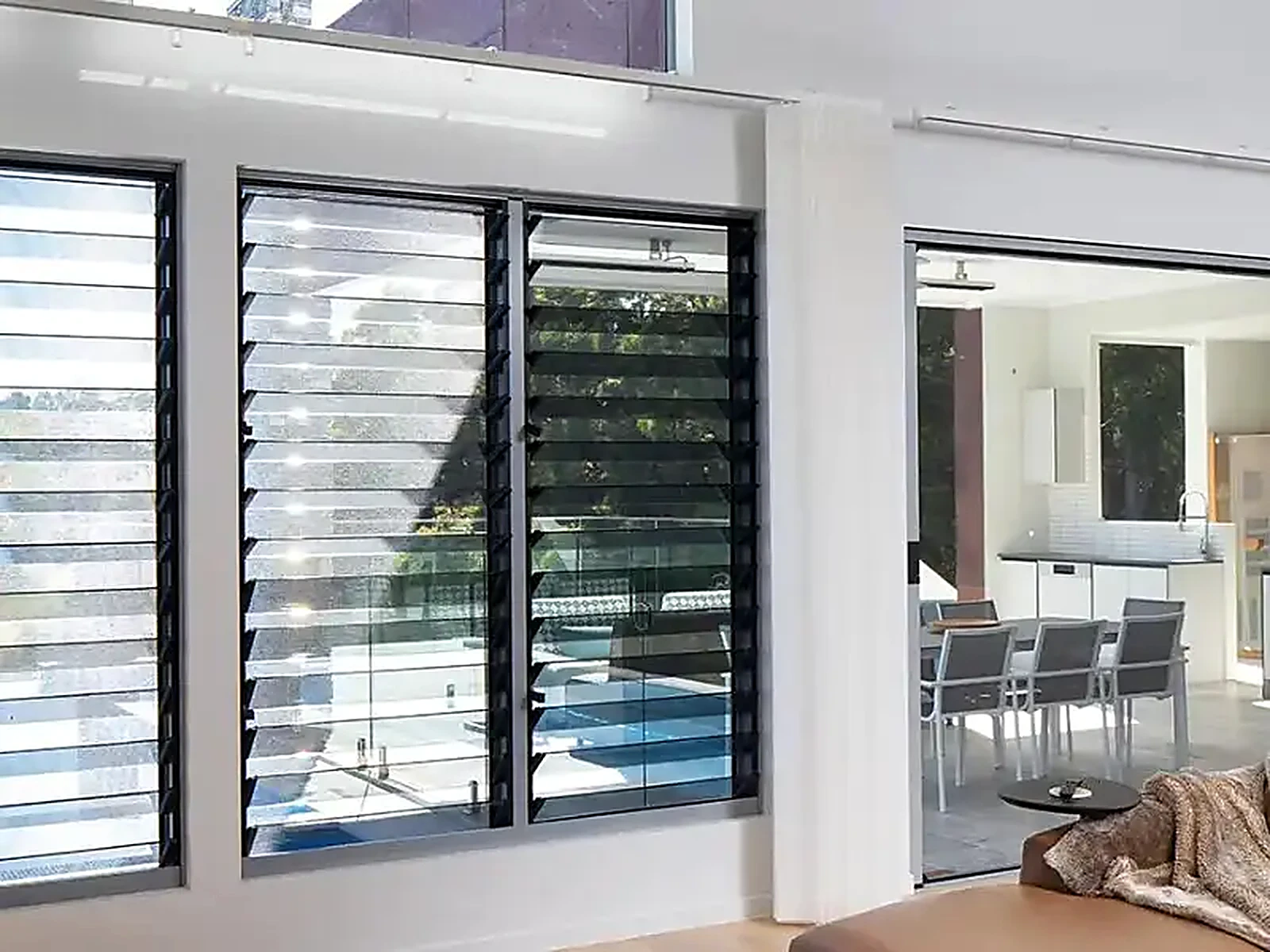 Security screens installed on a Cairns home